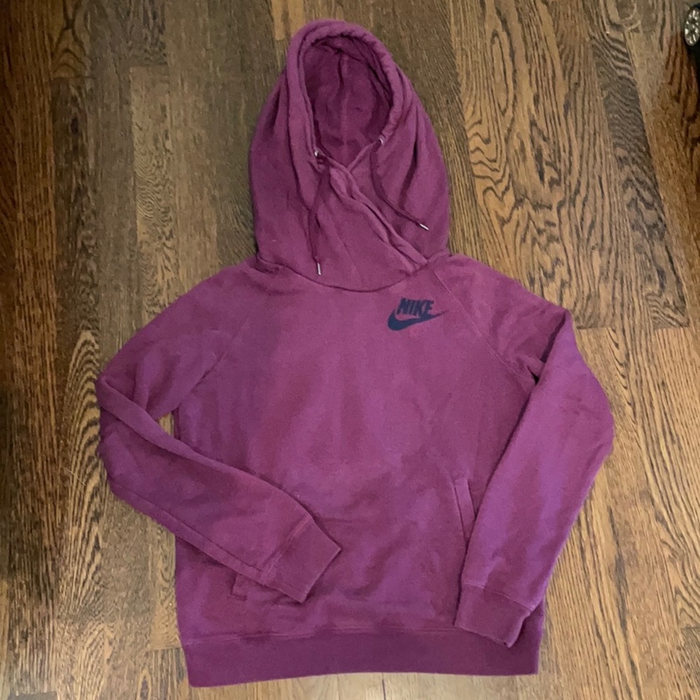 Nike Wine-Colored Hoodie